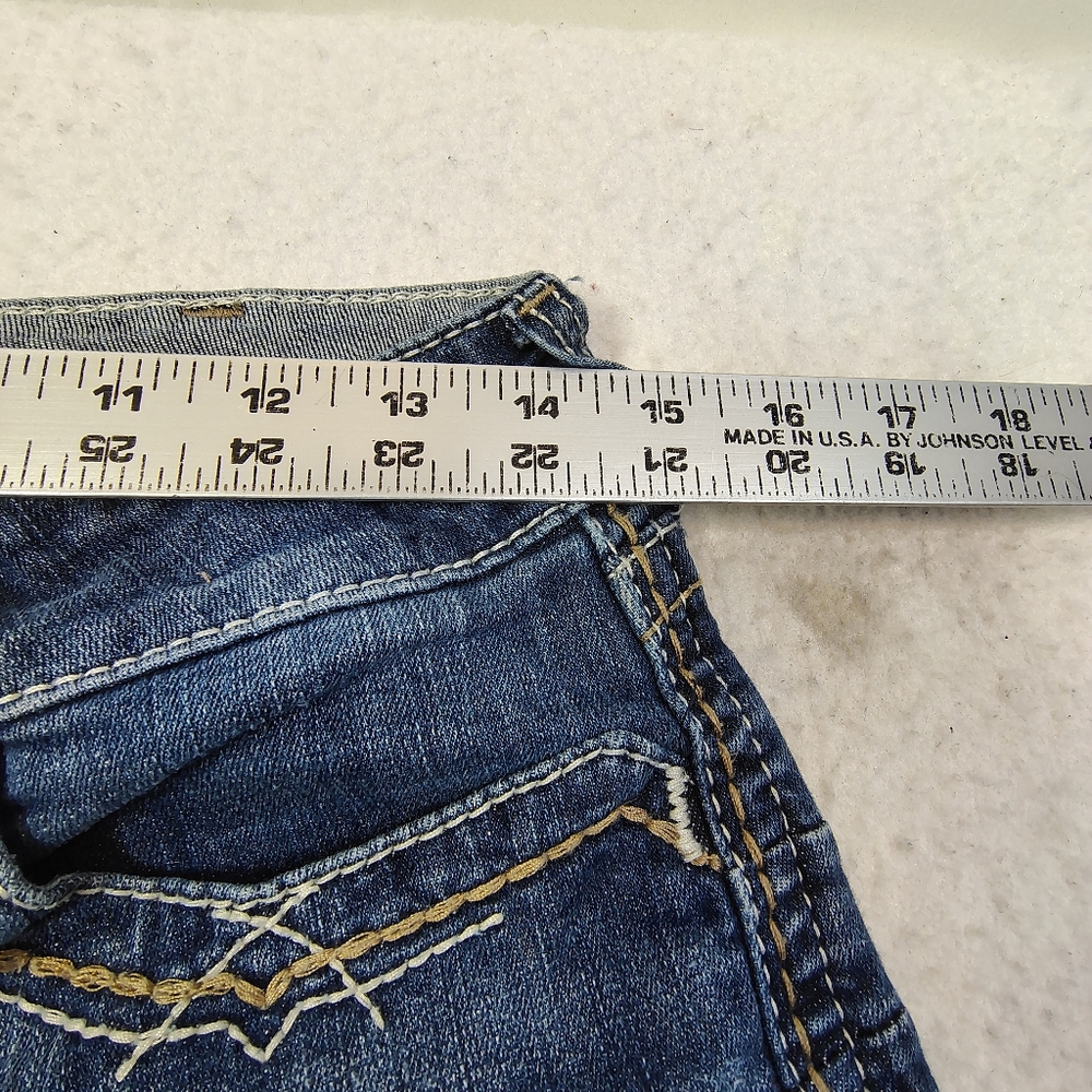 Ariat Jeans Womens Size 29R Festival Blue Mid Stretch Entwined Bootcut 10025286 - Picture 4 of 15